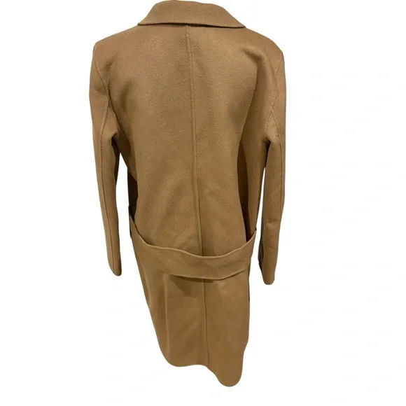 Antonio Melani Classic Camel Trench Coat One Button Size 10